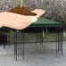 Costway 10' X 10' Gazebo Top Cover Patio Canopy Replacement 2-Tier 3 Color   